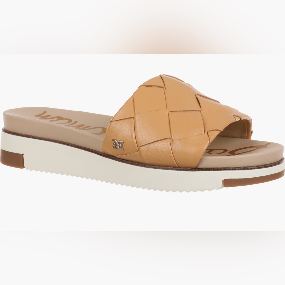 Sam Edelman “Adaley” Women's Tan Slide Sandals